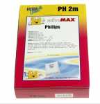 Filterclean Vacuum Cleaner Bags - Ph2m Fl0023-k Paper Dust Bags X 4 + 1 Hepa Filter Philips