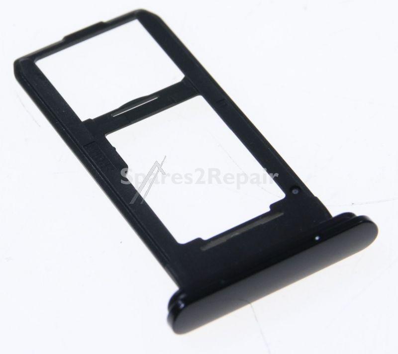Sony Sim card Holder - A5033722a Cap Compartment Unit Ds B For Black Model (xq-bq52 Xq-bq62 Xq-bq72)