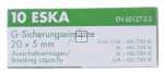 Eska Glass T. Fuse 5x20mm Time Lag - 1 0a-t 522517 Fuse 5x20 10pcs -rohs-