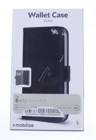 Mobilize Leather Bag Gsm - 28111 Mobilize Classic Gelly Wallet Book Case Sony Xperia 1 Iv Black