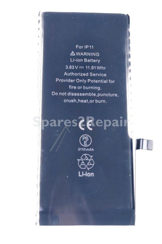 Compatible Phone Battery Packs - 3 83v-3110mah Accu Alternative For Iphone 11 Including Adhesive Strip