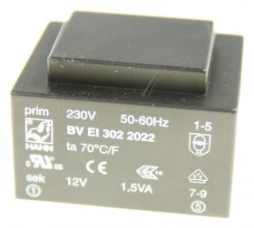Hahn Ei30 Printtrafos With 1 Output - 12v-125ma Printtrafo 230v Ei30 1,5va 32,6x27,6x23,7mm