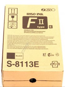 Riso Cartridge - S-8113e Ink Cartridges Black 2x1000ml