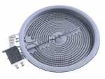 Ego Double Circuit Radiation Heate - 10 58211 081 Radiant Heater Double 180mm-1700w