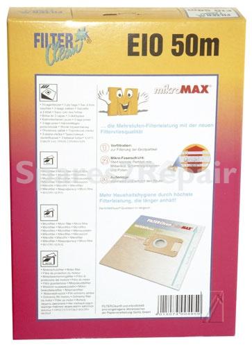 Filterclean Vacuum Cleaner Bags - Eio50m Fl0008-k Dust Bags