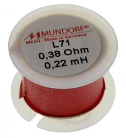 Mundorf Coil - 0,22mh-0,38r Mcoil Air-coil, Ofc-copper, 0,71mm Wire, 30x20mm