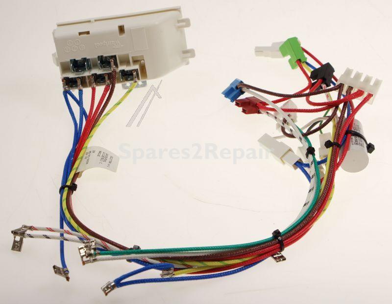 Harness - C00616795 488000616795 Vc Cooktop Harness Tc6 + Filter [Whirlpool Indesit]