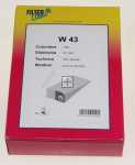 Filterclean Vacuum Cleaner Bags - W43 000775-k Dust Bags X5