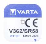 Varta Button Cell Battery - Sr58 Button Cell 1,55v-21mah - 7,9x2,1mm Varta
