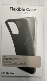 Mobilize Leather Bag Gsm - 27063 Mobilize Rubber Gelly Case Realme 8 Pro Matt Black