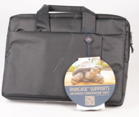 Mobilize Leather Bag Gsm - 52055 Rivacase Central Laptop Bag Black