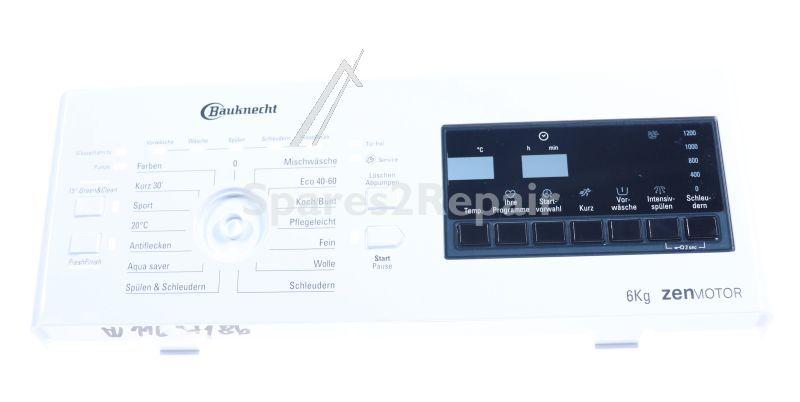 Panel - C00853759 488000853759 Console Top 6_de_bdgt_bk_w_dd Pr [Whirlpool Indesit]