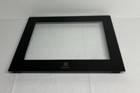 Oven outer Door - 140249203021 Front Glass Black Electrolux 5 [Electrolux Aeg]