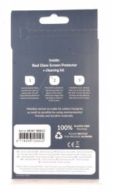 Mobilize Display Protective Film - 58387 Mobilize Glass Screen Protector Black Frame Samsung Galaxy S25 Edge 5g