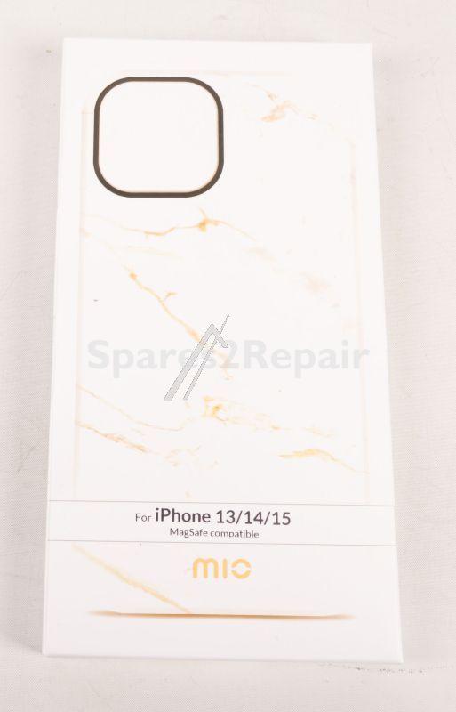 Mio By Mobilize Leather Bag Gsm - 80360 Mio White Marble Magsafe Compatible For Iphone 13-14-15