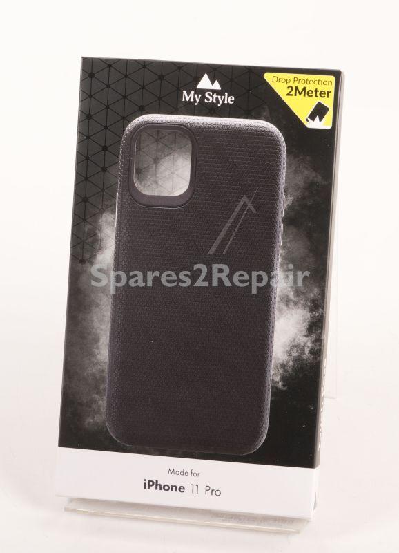 Mystyle Leather Bag Gsm - 25485 My Style Tough Case For Apple Iphone 11 Pro Black