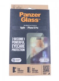 Panzerglass Display Protective Film - 2814 Panzerglass Eyecare Screen Protection Iphone 15 Pro | Ultra-wide Fit W Easyaligner