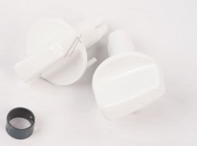 Faber Franke Roblin Button - 133 0290 583 Sp Hood Knob (bowed Front) +locating Clip