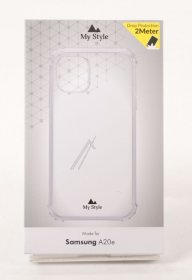 Mystyle Leather Bag Gsm - 25279 My Style Protective Flex Case For Samsung Galaxy A20e Transparent