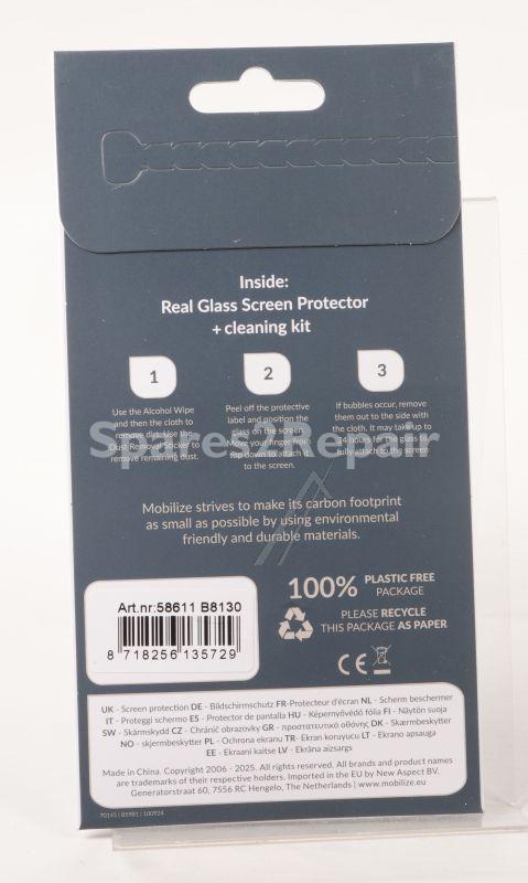 Mobilize Display Protective Film - 58611 Mobilize Glass Screen Protector Samsung Galaxy Z Flip7 Fe (outer Display + Camera)