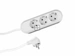 Bachmann Three-way Trailing Socket - 387 270 Smart 3-way Power Strip 1 5m White