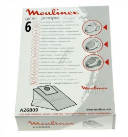 Vacuum Cleaner Bags - A26b09 Bag*6+filter [Groupe SEB]