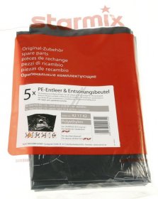 Starmix Vacuum Cleaner Filter - Fbpe50 421742 Fbpe 50 - 5-pack For Is-isc M And H