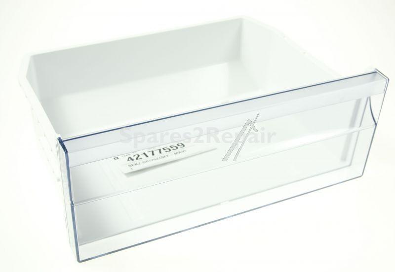 Vegetable Drawer - 42177559 R crisper Gr -252 Trans-blue) [Vestel]