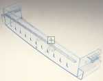 Keg Refrigerator - Freezer Door Shelf - 1 22 00 3000684 Bottle Compartment In The Door