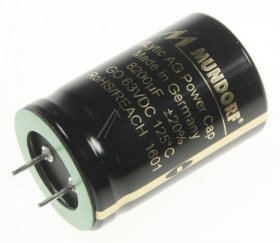 Mundorf 63v Radial Electrolytic 125 De - 8200uf-63v Mlgo63-8200 Audio Elcap Radial 125° 30x45mm Snap-in