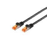 Cat6 Patch Cable - Outdoor-patchkabel Cat6a, Rj45, S-ftp, Schwarz, 15m