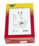Filterclean Vacuum Cleaner Bags - L4 000151-k Paper Dust Bags X 4 Jcb Ru