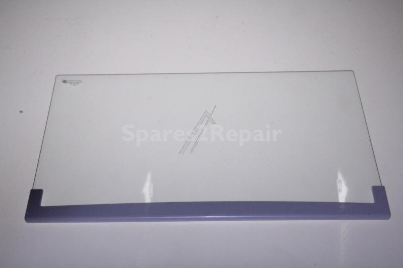 Glass Panel - 4542171300 C00983145 Crisper Cover Assembly-white(54cm)-dd-clear [Arcelik]