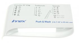 Whirlpool Drawer Front - C00515867 488000515867 Handle Cover White Inx-symb-rapi