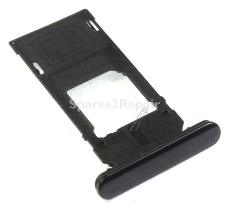 Sony Sim card Holder - 1304-1918 U50041371 Sony Xperia X Compact F5321 Sim And Sd-card Holder Black