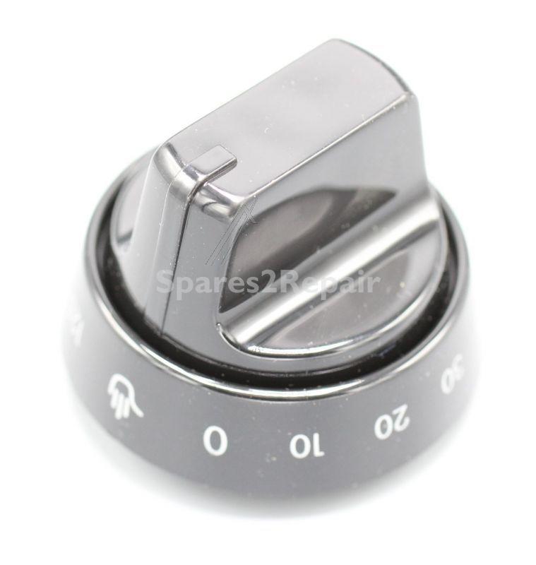 Button - C00383343 488000383343 Knob For Minute Minder Black [Whirlpool Indesit]