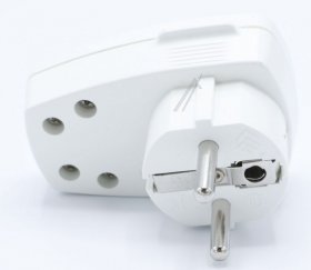 Bachmann Plug - -winkelstecker Weiss M.2-pol.wippschalter