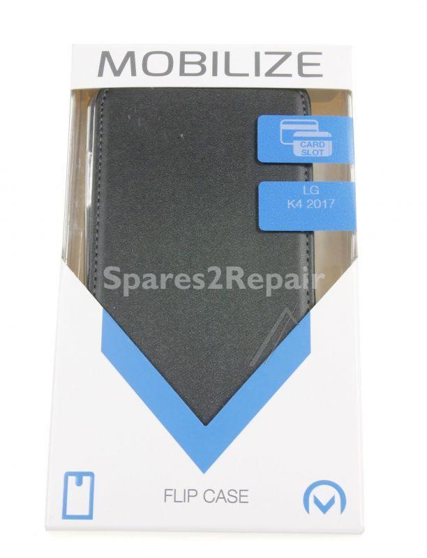 Mobilize Leather Bag Gsm - 23151 Mobilize Classic Gelly Flip Case Lg K4 2017 Black
