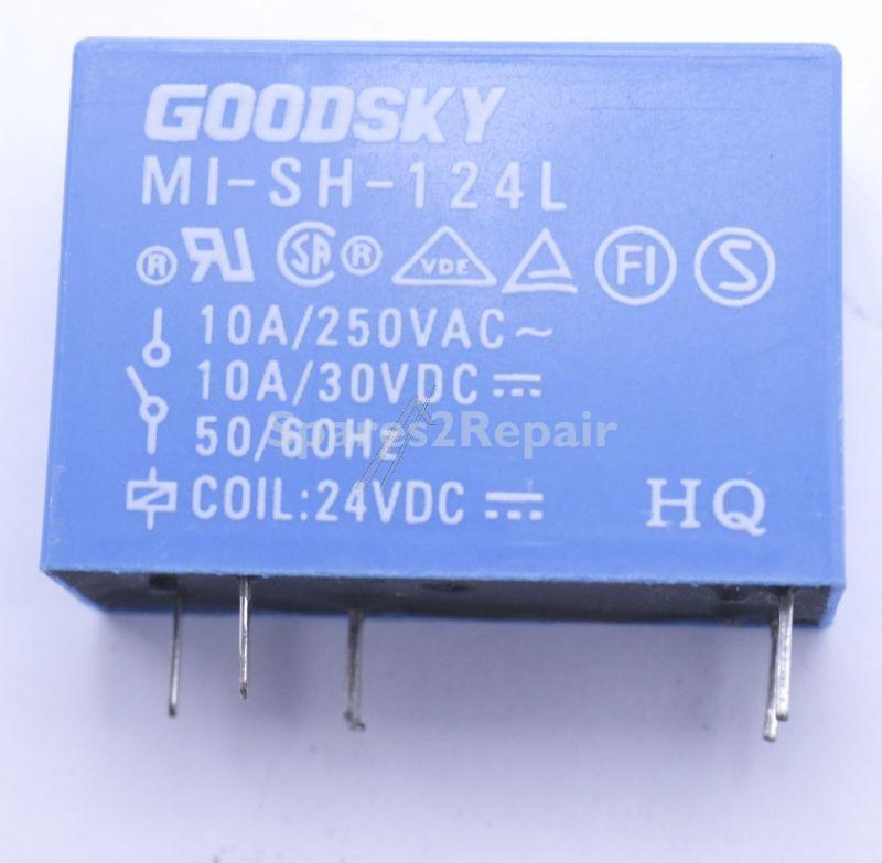 Goodsky Pcb Relay To 24v - 24vdc 10a-250vac Relay