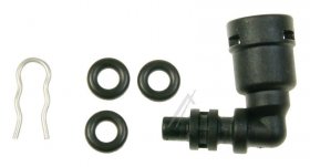 Jura Connection Parts - 7764114n Connection 004 Valve V2 With Clamps & O-ring