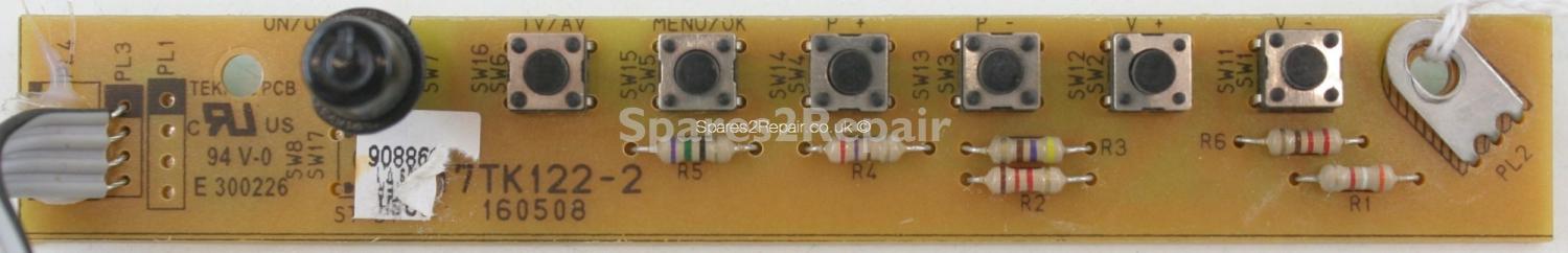 Acoustic Solutions LCDW22DVD95F - Buttons - 17TK122-2 - 160508