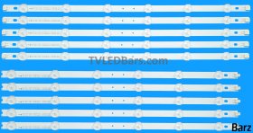 Barz LED Backlight Array LG 42LM3400 42LS3400 LC420DUN-SEU1 SEU2 SER1 SER2 6916L-1049A + 6916L-1050A 12pcs