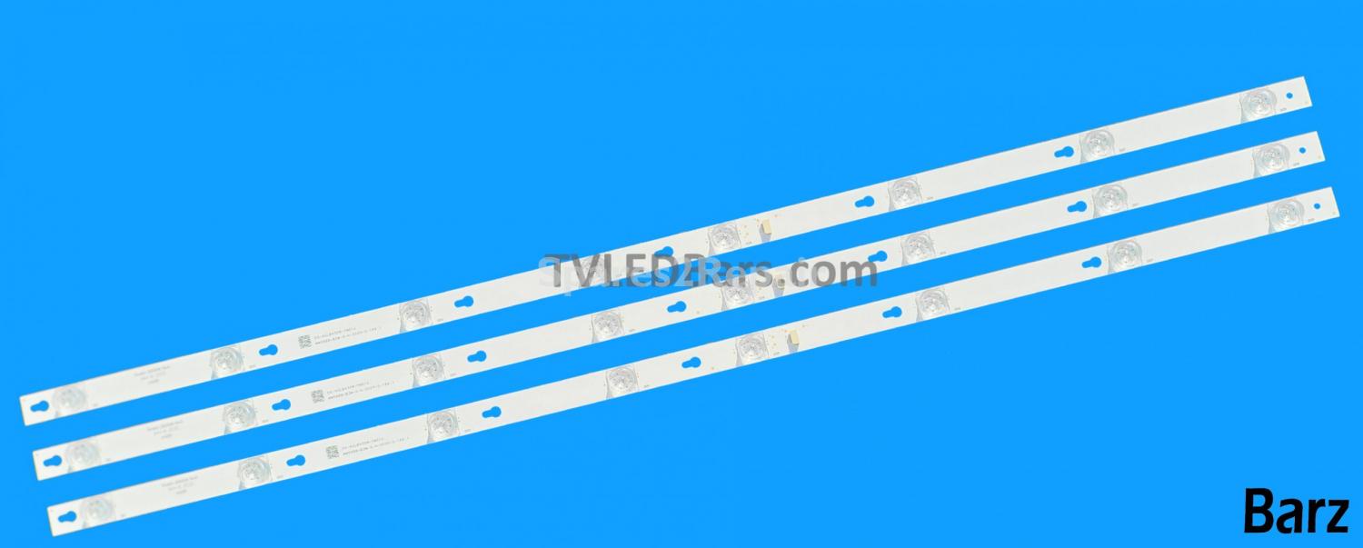 TCL LED Backlight Array TCL 43DP608 43" LVU430ND1L AD9W00 TCL_43D2900_3X8_3030_LX20180403_Ver.4 3pcs
