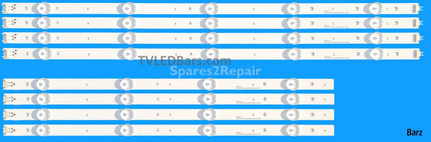 Barz LED Backlight Array LG AGF79045801 49" FHD NC490DUE-SADP 8pcs