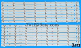Barz LED Backlight Array Panasonic TX-55CS520B TX-55CS620B TX-55CS520E TX-55CS620E 55" TZLP157MTVESVM550AD8_ REV04 L+R 16pcs