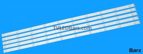 Barz LED Backlight Array Philips 43PUT4900/12 43" TPT430U3 TPT430H3 GJ-2K15-430-D510-17.8MM-V3 5pcs