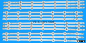 Barz LED Backlight Array Panasonic TX-55AS650B TX-55AS740B LC550DUF (VG) (F1) (F2) 55" V14 Slim DRT 6916L-1803A 1804A 1805A 1806A 12pcs