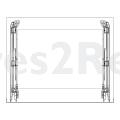Door Panel - 140225485493 Front Glass Inox 596x466mm [Electrolux Aeg]