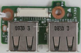 HP Pavilion dv5 - USB Port Board - DAOQT6TB6E0 - REV E
