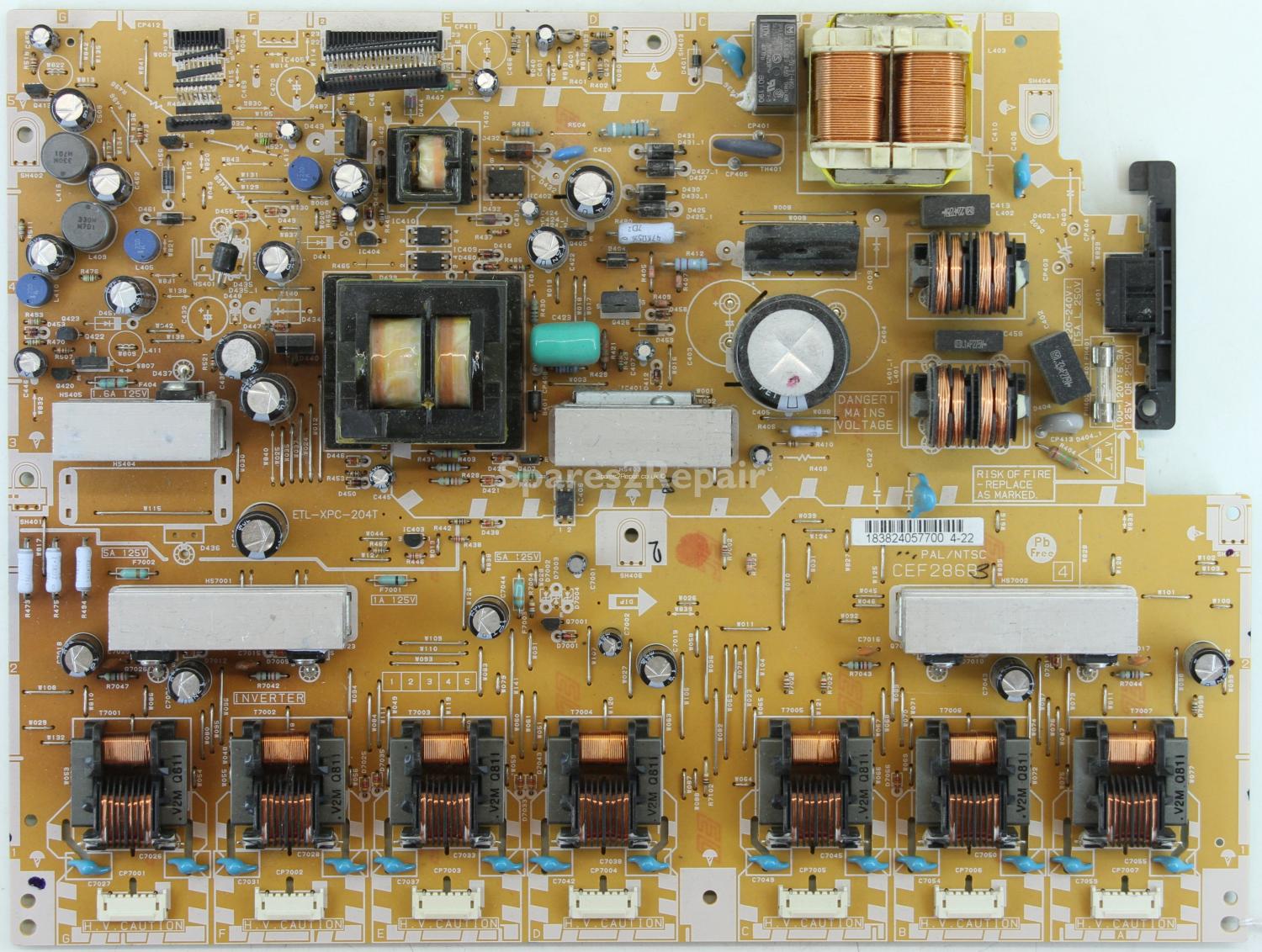 Orion TV32RN10D AC - Power Inverter - CEF286B - 183824057700 - 4-22 - ETL-XPC-204T